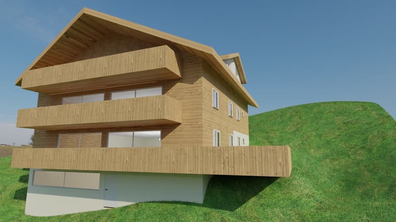 Ein neu zu errichtendes Apartment mit drei Schlafzimmern, schöner Aussicht und einem Spa (1)
