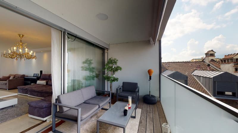 En exclusivité: Luxueux attique de 4pcs avec une terrasse sur le toit (2)