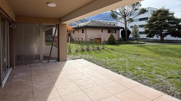 À vendre – Appartement NEUF 1.5 pièces en rez-de-jardin (terrasse et jardin) – Sion (VS) 1