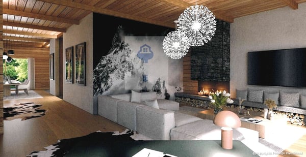 Chalet d'exception à Crans-Montana, avec piscine privée. 2