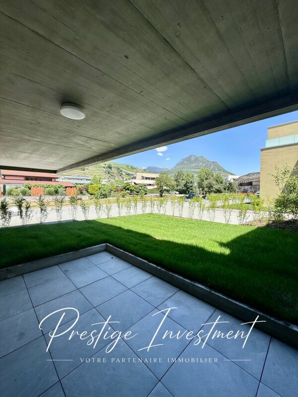 REZ DE JARDIN, APPARTEMENT 2.5 PCS MINERGIE, SION