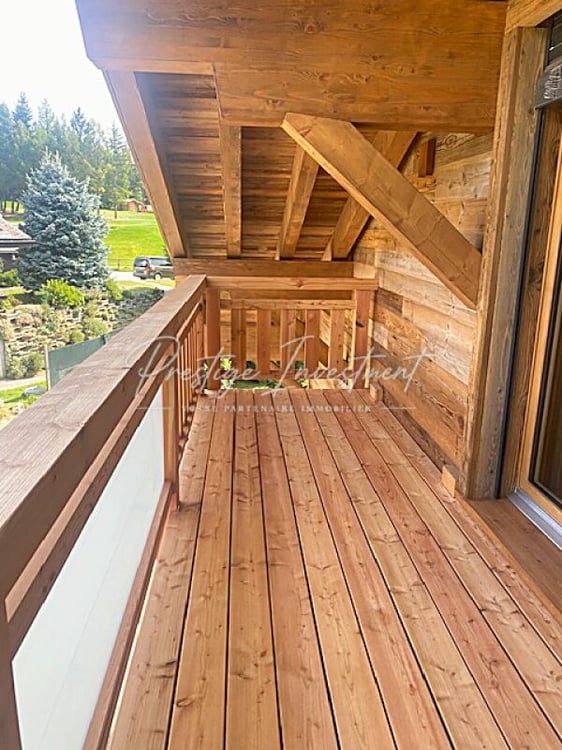 Magnifique Chalet Prestige: le golf en voisin, les Alpes en horizon. 8