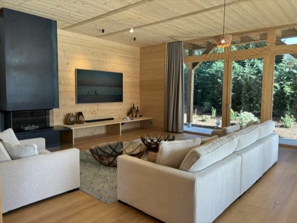 Magnifique Chalet Prestige: le golf en voisin, les Alpes en horizon. 3