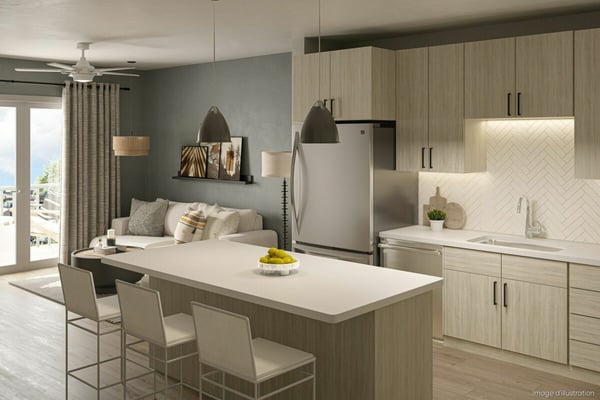 Attique 3.5 pièces neuf Aproz avec terrasse de 23 m² plein sud copie 1