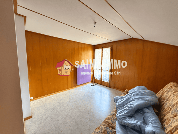 Chalet de deux appartements (3 & 6.5 pièces) avec jardin arboré de 840 m2, terrasse et garages 19