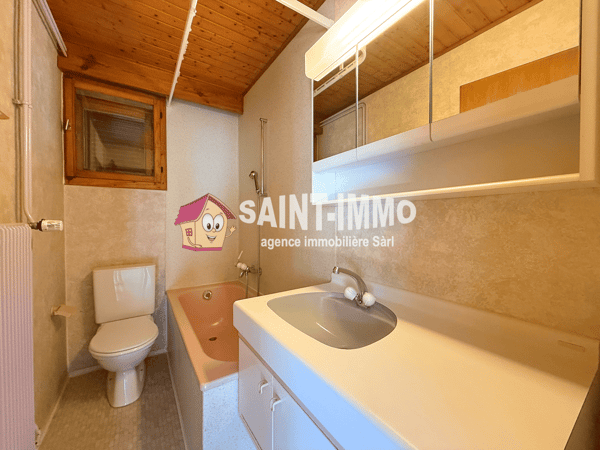 Chalet de deux appartements (3 & 6.5 pièces) avec jardin arboré de 840 m2, terrasse et garages 10
