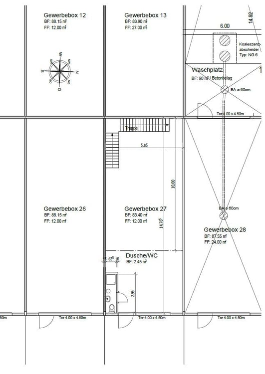 Moderne/neue Gewerbeboxen in Niederönz zu vermieten 4