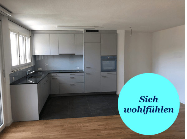 Renovierte Wohnung mit Sicht auf den Pilatus