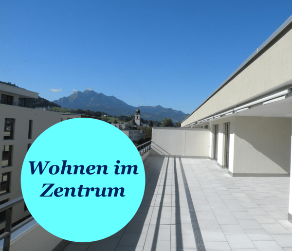 Zentrale Attikawohnung mit grosser Terrasse