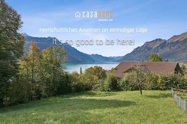 Seltenes Anwesen über dem Brienzersee 1