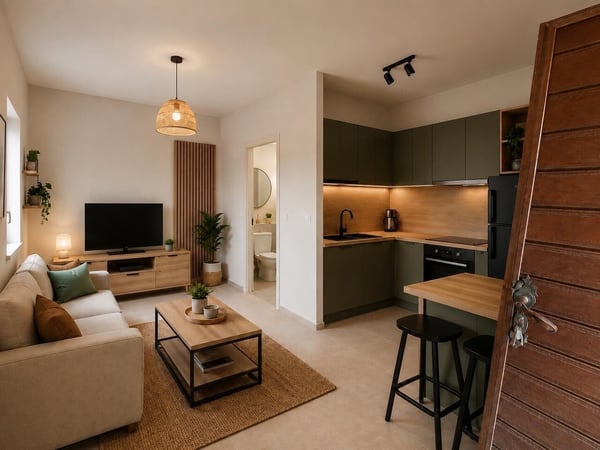 Studio rénové avec terrasse et beaux volumes à Riddes 3
