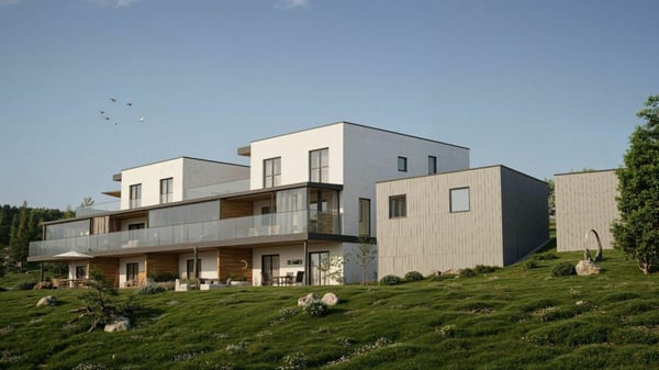 Moderne Reihenhäuser mit herrlicher Weitsicht 2