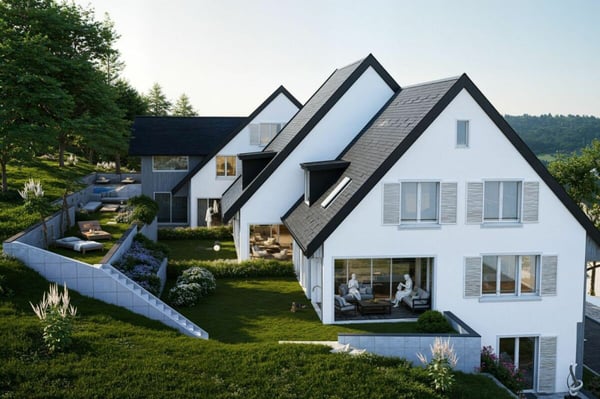 Neubau: 3 moderne Einfamilienhäuser in Villigen AG 2