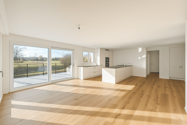 Wohnen, wo Ruhe auf Modernität trifft 1.5-Zimmer-Wohnung im Herzen von Riedt 1