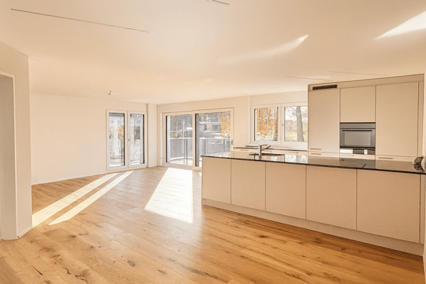 Wohnen, wo Ruhe auf Modernität trifft 1.5-Zimmer-Wohnung im Herzen von Riedt 3