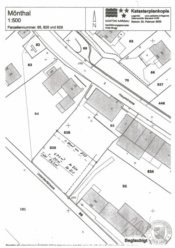 Terreno edificabile di prima classe, soleggiato e tranquillo di 763m2