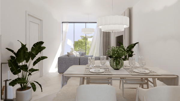 Dreigeschossige Maisonette mit Terrasse, Licht & Struktur 3