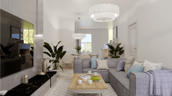 Dreigeschossige Maisonette mit Terrasse, Licht & Struktur 2