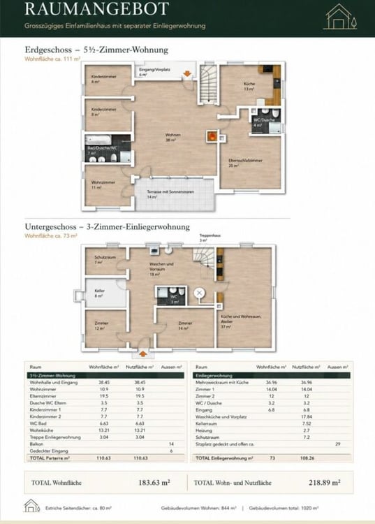 8-1/2-Zimmer Einfamilienhaus mit unverbaubarer SW-Aussicht - Nähe ÖV und Schulen in Dornach 12