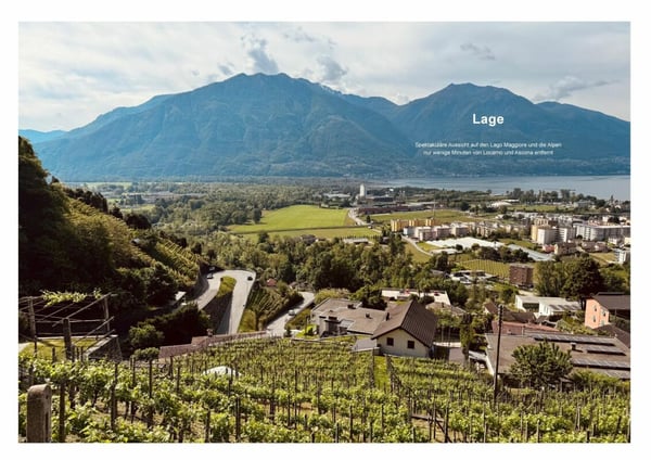 Bauland mit bewilligtem Projekt und traumhaftem Blick auf den Lago Maggiore 2
