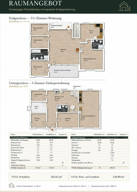8-1/2-Zimmer Einfamilienhaus mit unverbaubarer SW-Aussicht - Nähe ÖV und Schulen in Dornach 14