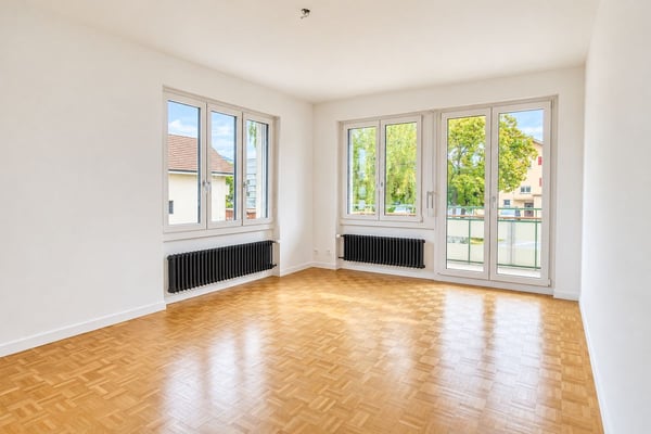 4.5-Zimmerwohnung mit 80 m² Terrasse und Balkon - zentrumsnah in Thun 1