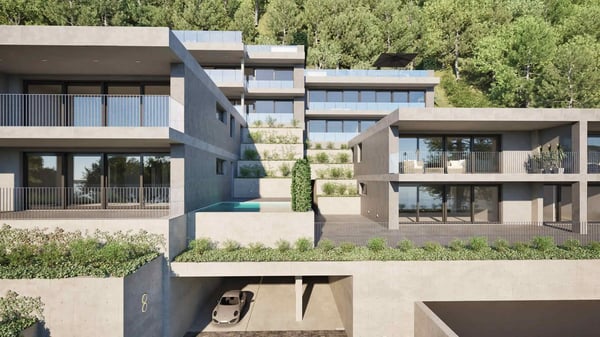 Exklusives Luxusapartment mit Pool und Seeblick in Lugano 2