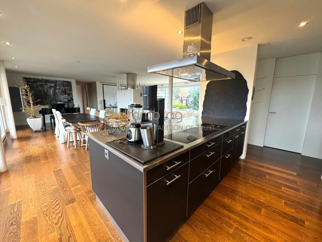Exklusive 5.5-Zimmer-Wohnung mit 300 m² Terrasse in Döttingen - Raum, Komfort und Stil auf höchstem Niveau