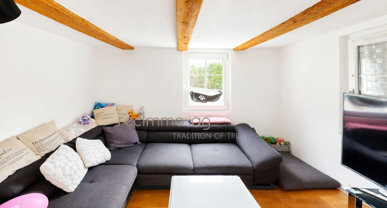 Charmante 6.5-Zimmer-Gartenwohnung mit grosszügigem Aussenbereich in Aarburg