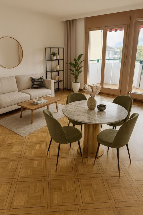 A louer  - Appartement de 1.5 pièces à Clarens, balcon, place de parc 1