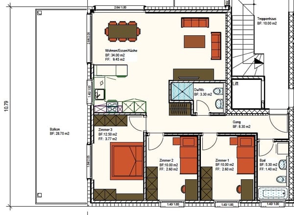 Helle und moderne 4.5-Zimmer-Erdgeschoss-Wohnung 9