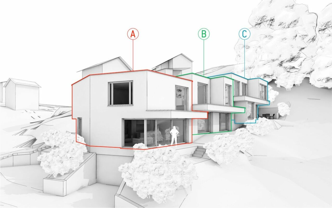 3 1/2-Zimmmer Reihenhaus - Haus C