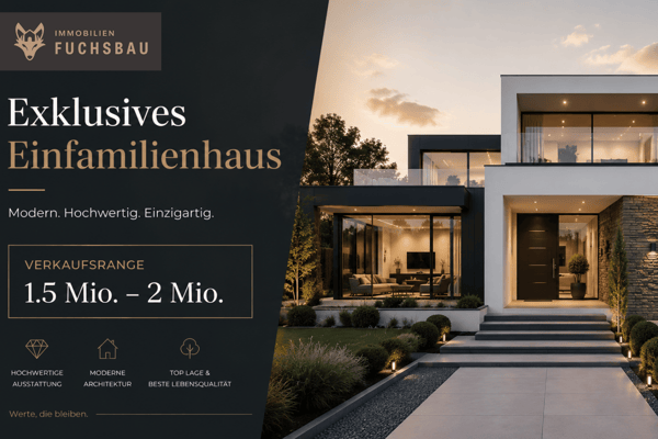Architektonisches Wohlfühlhaus an exklusiver Südhanglage 1