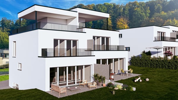 Sonnige Doppeleinfamilienhäuser an erhöhter Lage in Pratteln mit Weitsicht 9