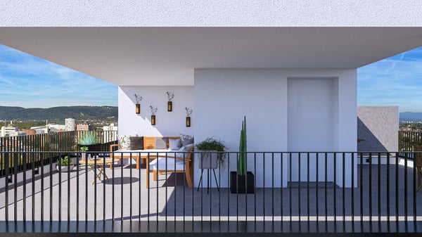 Sonnige Doppeleinfamilienhäuser an erhöhter Lage in Pratteln mit Weitsicht 15