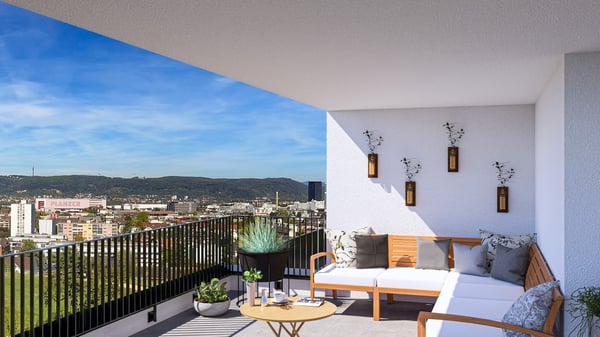 Sonnige Doppeleinfamilienhäuser an erhöhter Lage in Pratteln mit Weitsicht 14