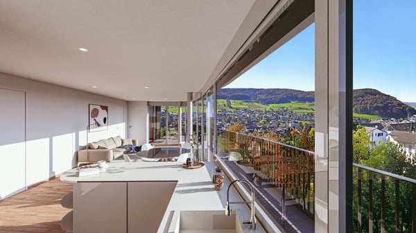 Lichtdurchflutetes Mehrfamilienhaus mit 7 Wohneinheiten in Gelterkinden 3