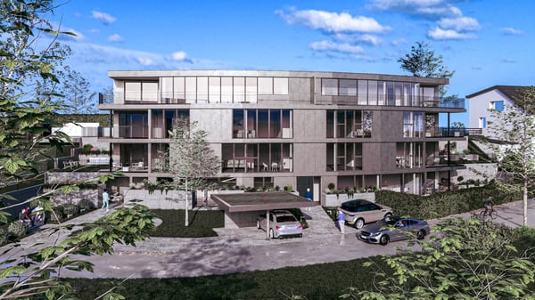 Lichtdurchflutetes Mehrfamilienhaus mit 7 Wohneinheiten in Gelterkinden 1