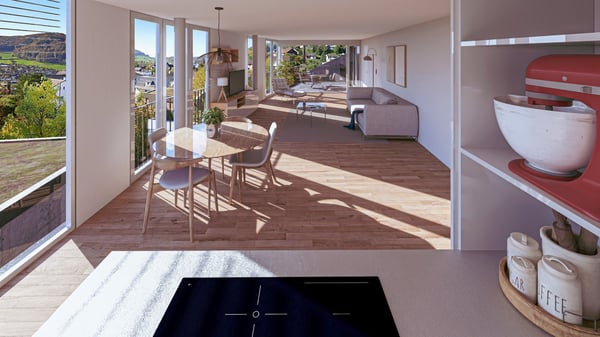 Lichtdurchflutetes Mehrfamilienhaus mit 7 Wohneinheiten in Gelterkinden 6