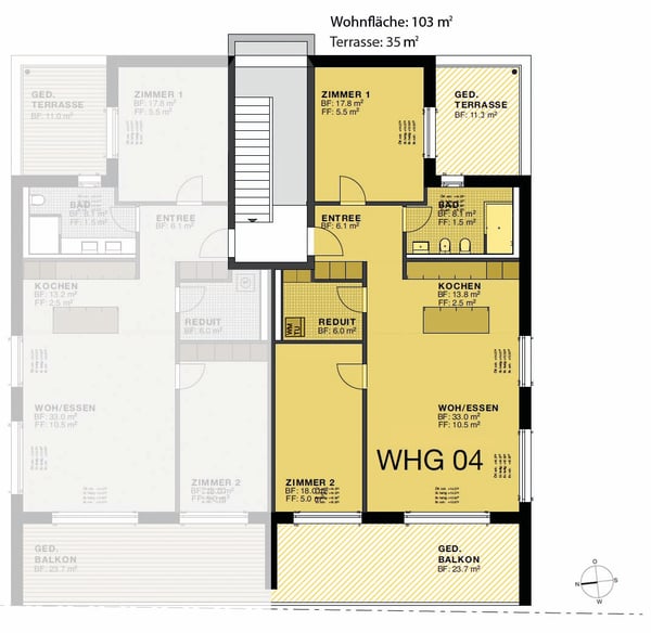 EINFACH BESONDERS-WUNDERSCHÖNE 3.5 ZIMMER ATTIKAWOHNUNG, 35m2 TERRASSE 8
