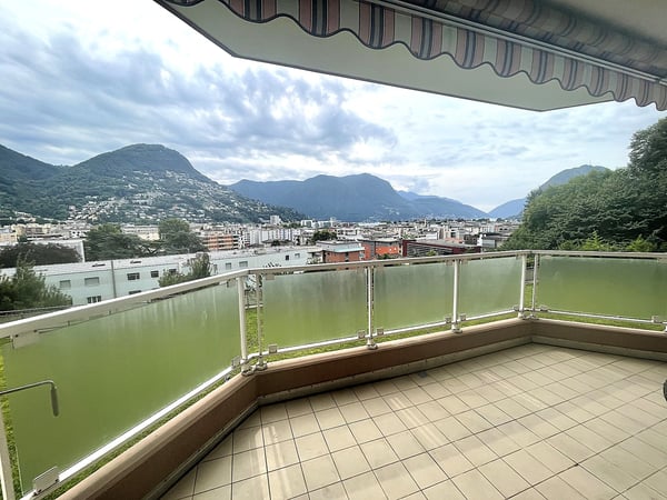 APPARTAMENTO 1.5 CON SPLENDIDA VISTA CITTA' E PARZIALE LAGO 3