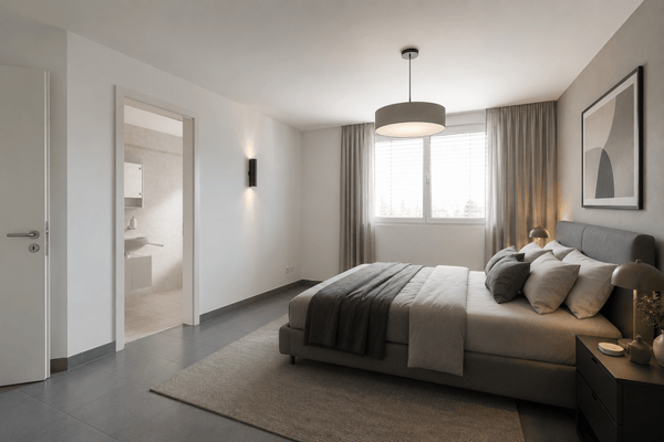 LUMINOSO ED AMPIO APPARTAMENTO 3.5 IN CITTA' 7