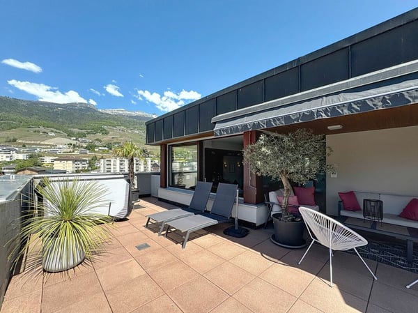 Duplex en attique avec terrasse panoramique 8