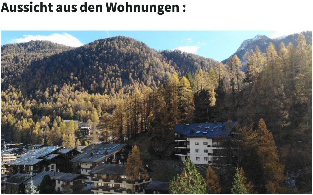 Progetto di costruzione nuovo di prima classe a Zermatt, albergo o 4 appartamenti duplex - residenza principale