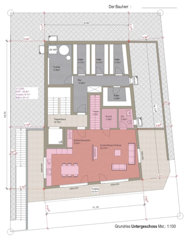 Progetto di costruzione nuovo di prima classe a Zermatt, albergo o 4 appartamenti duplex - residenza principale