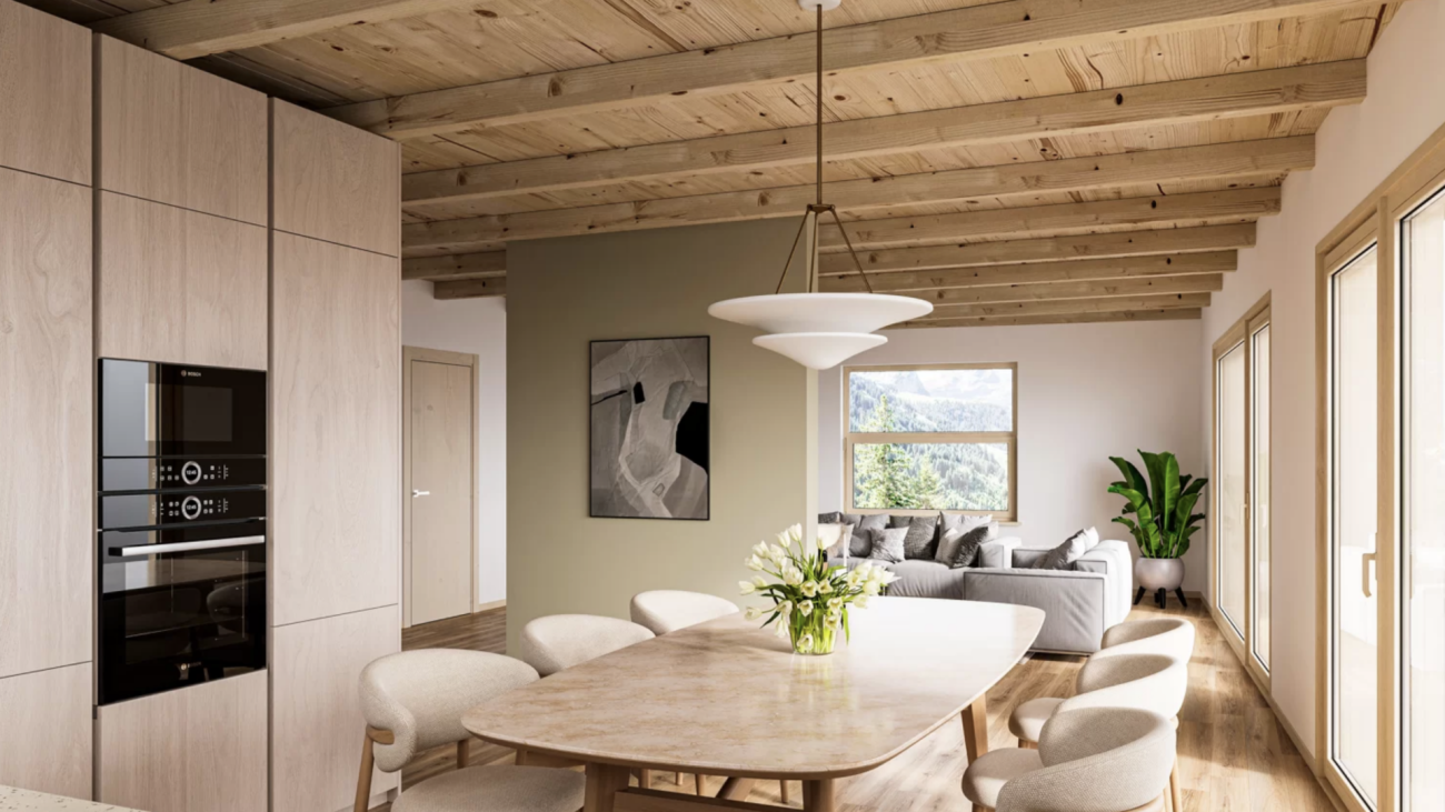 4.5 Appartamento Duplex Piano Superiore con Vista sul Matterhorn - Progetto di Costruzione Nuova di Classe Superiore a Zermatt - Residenza Principale