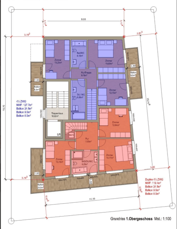 4.5 Duplexwohnung DG Matterhornblick - Erstklassiges Neubauprojekt in Zermatt - Erstwohnsitz - Résidence principale 11