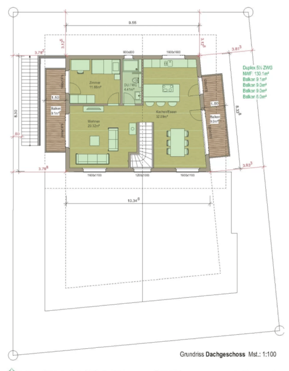 5.5 Duplexwohnung DG - Erstklassiges Neubauprojekt in Zermatt - Erstwohnsitz - Résidence principale 12