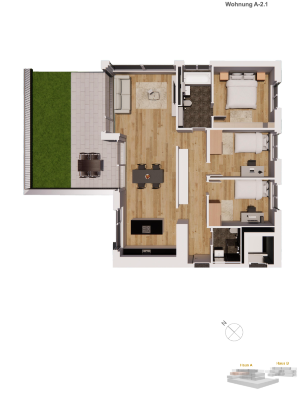 Einzigartiges Bauprojekt mit alpinen Weitblick in Brig - 9 exklusive Wohneinheiten! - 3 Whg. schon verkauft!