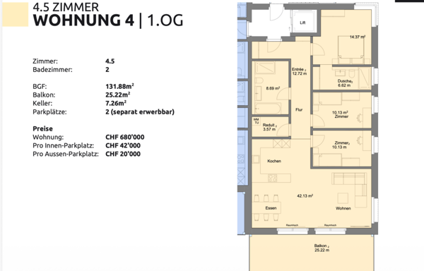 Attraktives Mehrfamilienhaus mit 8 modernen und stilvollen 4.5/5.5 Zi. Wohnungen 26